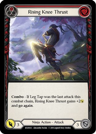 Rising Knee Thrust (Red) (KSU014)  1st Edition