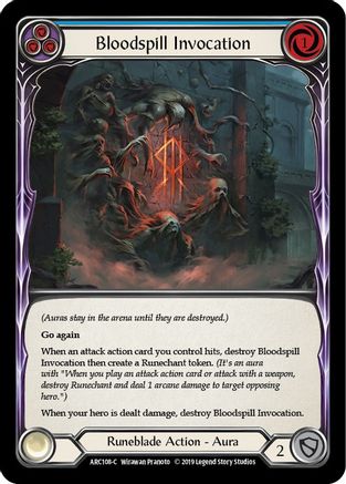 Bloodspill Invocation (Blue) (ARC108)  Unlimited Edition