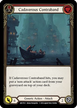 Cadaverous Contraband (Red) (ARC179)  1st Edition