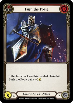 Push the Point (Red) (ARC188)  Unlimited Edition