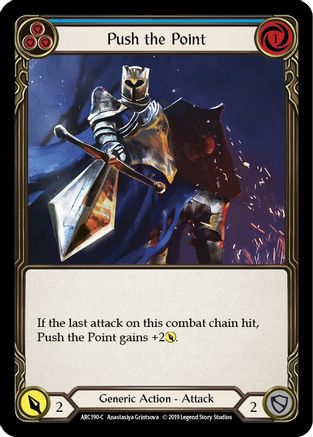 Push the Point (Blue) (ARC190)  1st Edition