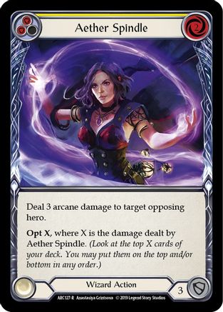 Aether Spindle (Yellow) (ARC127)  1st Edition