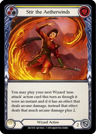 Stir the Aetherwinds (Yellow) (ARC130)  Unlimited Edition