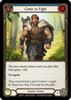 Come to Fight (Blue) (ARC205)  1st Edition Rainbow Foil