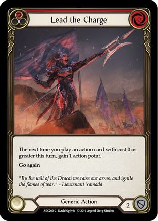 Lead the Charge (Red) (ARC209)  1st Edition
