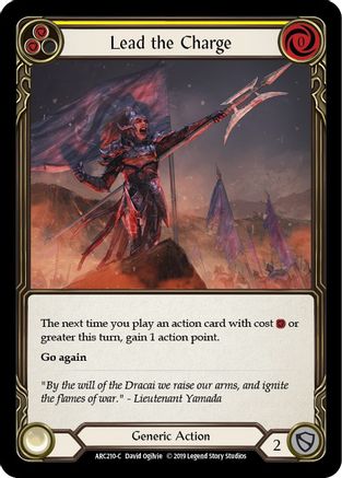 Lead the Charge (Yellow) (ARC210)  1st Edition