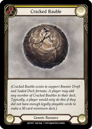 Cracked Bauble (ARC218)  1st Edition