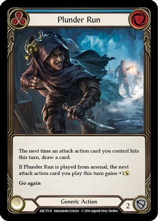 Plunder Run (Blue) (ARC172)  1st Edition