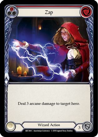 Zap (Red) (ARC144)  1st Edition