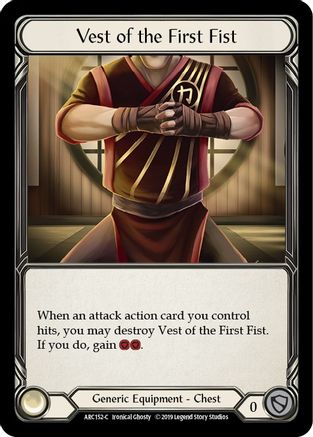 Vest of the First Fist (ARC152)  Unlimited Edition Rainbow Foil