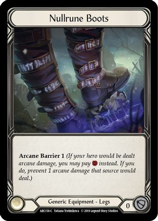 Nullrune Boots (ARC158)  Unlimited Edition