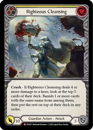 Righteous Cleansing (CRU027)  1st Edition