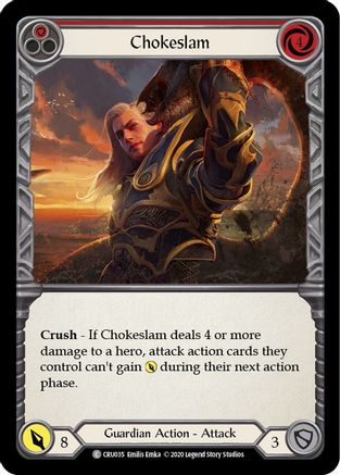 Chokeslam (Red) (CRU035)  1st Edition