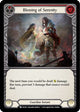 Blessing of Serenity (Red) (CRU041)  1st Edition Rainbow Foil
