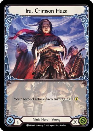 Ira, Crimson Haze (CRU046)  Unlimited Edition Rainbow Foil