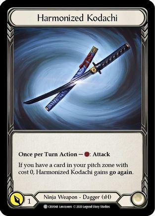 Harmonized Kodachi (CRU048)  Unlimited Edition Rainbow Foil