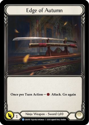 Edge of Autumn (CRU050)  Unlimited Edition Rainbow Foil