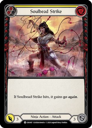 Soulbead Strike (Yellow) (CRU067)  Unlimited Edition