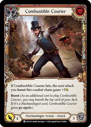 Combustible Courier (Red) (CRU109)  1st Edition