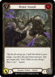 Brutal Assault (Red) (CRU192)  1st Edition Rainbow Foil