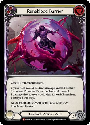 Runeblood Barrier (CRU144)  Unlimited Edition