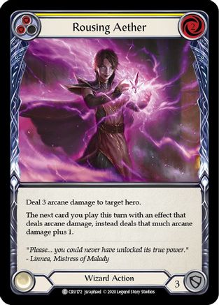 Rousing Aether (Yellow) (CRU172)  1st Edition