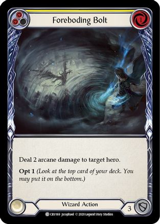 Foreboding Bolt (Yellow) (CRU169)  Unlimited Edition