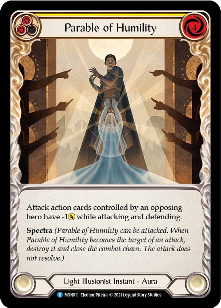 Parable of Humility (MON011)  1st Edition Rainbow Foil