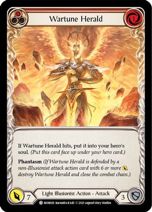 Wartune Herald (Red) (MON026)  1st Edition