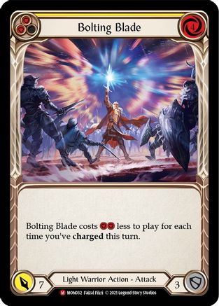 Bolting Blade (MON032)  1st Edition Rainbow Foil