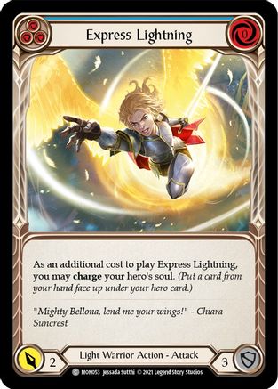 Express Lightning (Blue) (MON053)  Unlimited Edition