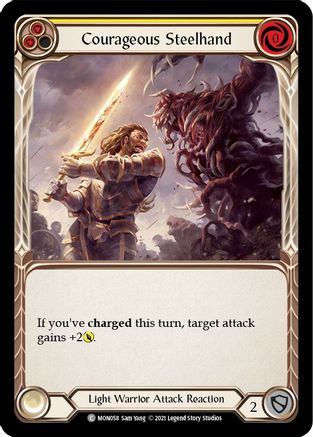 Courageous Steelhand (Yellow) (MON058)  1st Edition