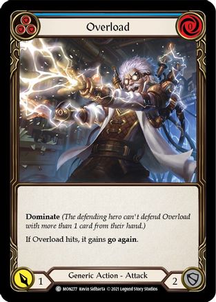 Overload (Blue) (MON277)  Unlimited Edition