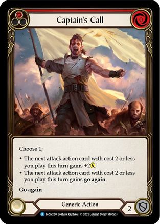 Captain's Call (Red) (MON260)  Unlimited Edition