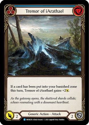 Tremor of iArathael (Blue) (MON256)  1st Edition