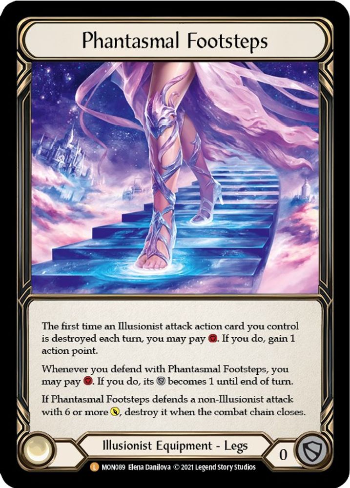 Phantasmal Footsteps (MON089)  Unlimited Edition Rainbow Foil