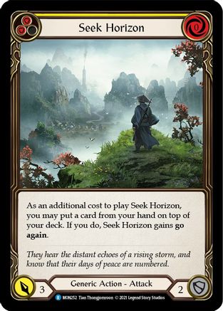 Seek Horizon (Yellow) (MON252)  Unlimited Edition