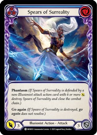Spears of Surreality (Blue) (MON103)  Unlimited Edition