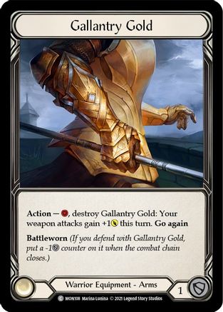 Gallantry Gold (MON108)  1st Edition