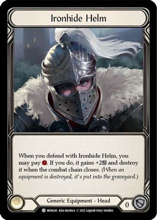 Ironhide Helm (MON241)  Unlimited Edition Rainbow Foil
