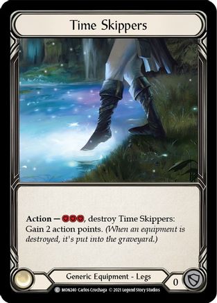 Time Skippers (MON240)  1st Edition Cold Foil