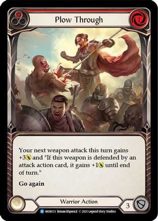 Plow Through (Red) (MON113)  1st Edition