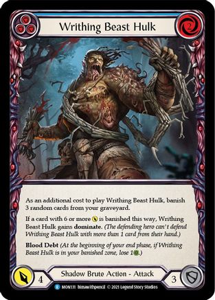 Writhing Beast Hulk (Blue) (MON131)  1st Edition