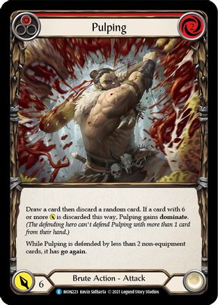 Pulping (Red) (MON223)  1st Edition