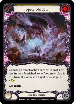 Spew Shadow (Yellow) (MON213)  Unlimited Edition