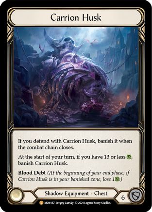 Carrion Husk (MON187)  Unlimited Edition Rainbow Foil