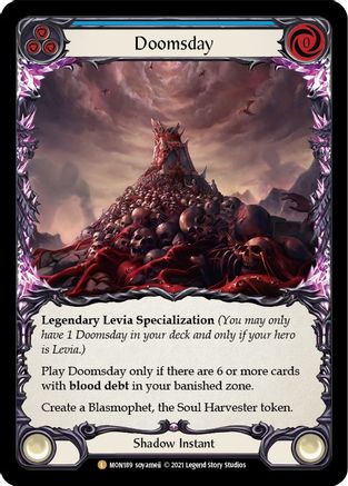 Doomsday (MON189)  1st Edition Cold Foil