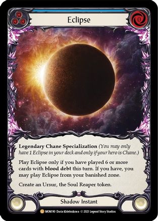 Eclipse (MON190)  1st Edition Cold Foil