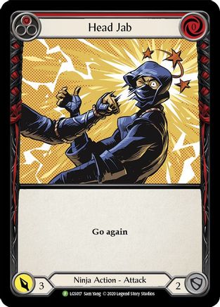 Head Jab (Red) - LGS017 (LGS017)  Rainbow Foil