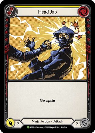 Head Jab (Yellow) - LGS018 (LGS018)  Rainbow Foil